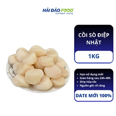 Cồi Sò Điệp Nhật Size 20-25 Cồi/Kg - 1 Kg