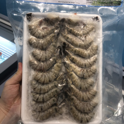 Tôm sú vỏ đặc sản Cà Mau kích cỡ 31/40 Seaprodex - 500gr