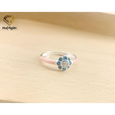 Nhẫn bạc Ý 925 Huệ Ngân-Hoa Hướng Dương RR1219