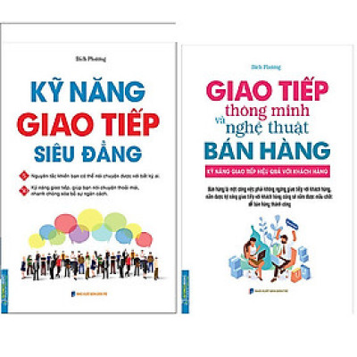 Combo Kỹ Năng Giao Tiếp Siêu Đẳng (Bìa Mềm)+Giao Tiếp Thông Minh Và Nghệ Thuật Bán Hàng (Bìa Mềm)