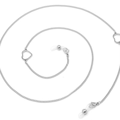 Dây kính chuỗi đeo gọng kiếng thời trang titan không gỉ hình học ấn tượng hot trend