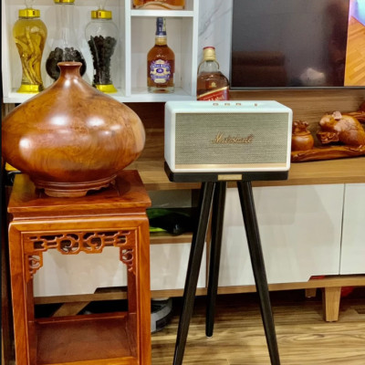 Chân loa Marshall Stand Decor- gỗ tần bì cao cấp (4 màu: Đen, Nâu, Vàng, Trắng) - Hàng chính hãng 