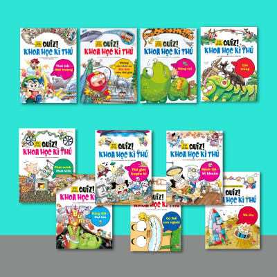 Combo Quiz! Khoa học kì thú 10 cuốn (chọn ngẫu nhiên)