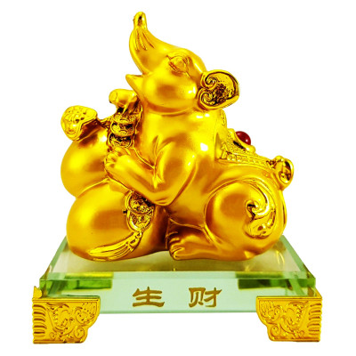 Lịch Bloc Tài Lộc Ất Tỵ 2025 có tem niêm yết (khổ giấy 14*20) kèm ốc vít giấy bóng ánh nhũ kim