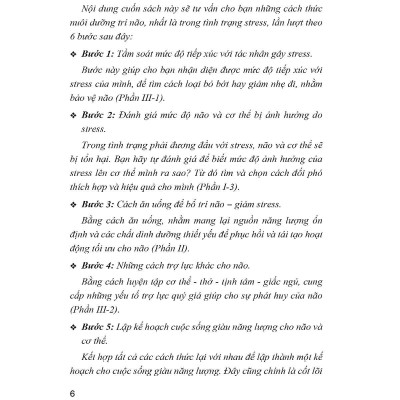 Sách - Chế Độ Ăn Bổ Trí Não Giảm Stress - Chính Thông Book