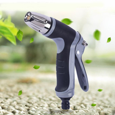 Bộ dây vòi xịt nước rửa xe, tưới cây,tăng áp 3 lần cút nhựa nối nhựa vàng loại 5m 206817 