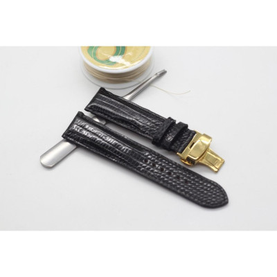 Dây Da Kỳ Đà,Dây Da Đồng Hồ May Tay Handmade Kèm Khóa Bướm Gập.BH 6 Tháng,(Sản Phẩm Gồm Tool Tháo, Chôt, Khóa)