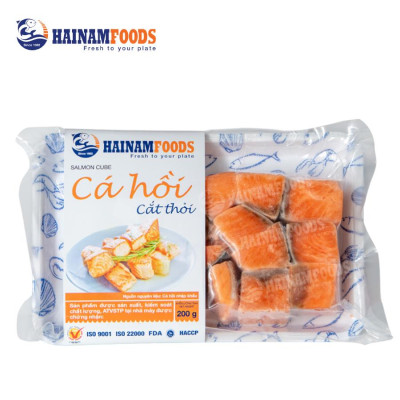 [Chỉ Giao HCM]  CÁ HỒI CẮT THỎI- 200G