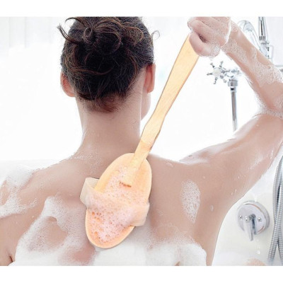 Bàn Chải Chà Lưng Đa Năng Tháo Ráp Có Tay Cầm, Cây Chà Lưng Tắm Tạo Bọt Cực Sạch Loại Bỏ Bụi Bẩn B122