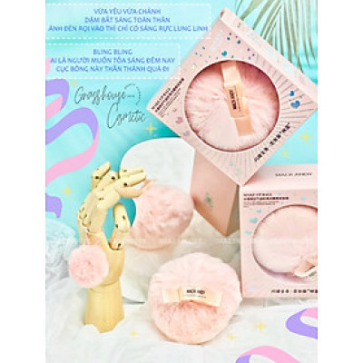 Bông phấn bắt sáng body nhũ lấp lánh MACK ANDY