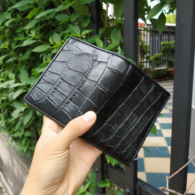 Bóp Da Cá Sấu Dáng Đứng Sang Chảnh. DA BỤNG RẤT MỀM VÀ BỀN!