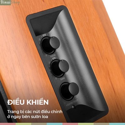 Edifier R1280DBs - Loa Bookself Bluetooth 5.0, Kết Nối Line In/Coaxial/Optical/Sub Out, Công Suất 42W, Điều Khiển Từ Xa - Hàng chính hãng