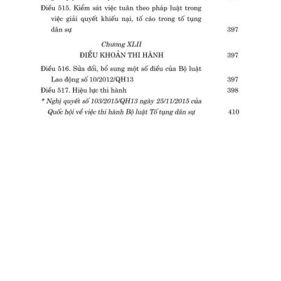 Bộ luật Tố tụng dân sự năm 2015 (Sửa đổi, bổ sung năm 2019, 2020, 2022, 2023, 2024, 2025)