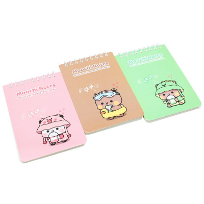 Sổ Lò Xo Moochi Notes B7 - Kẻ Ngang - 120 Trang 80gsm - The Sun 03