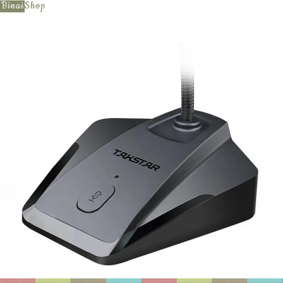 Takstar MS-580USB - Micro Cổ Ngỗng Sử Dụng Sóng UHF Và Kết Nối Dây Cho Máy Tính, Họp Trực Tuyến - Hàng Chính Hãng