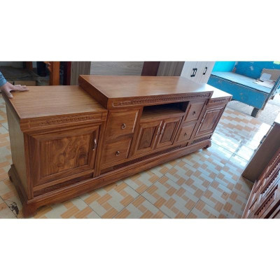kệ tivi gỗ hương xám dài 2m - 2,2m - 2,4m