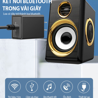 Hàng Chính Hãng - Bộ Thu Bluetooth D60-JA Bluetooth 5.0 Phạm Vi Kết Nối 15m Đa Dạng Kết Nối 3.5mm Chế Độ Chuyển Đổi Linh Hoat RX TX Đàm Thoại Rảnh Tay Âm Thanh Hi-Fi Hỗ Trợ Đa Định Dạng MP3 WMA AAC Pin Trâu 8 Tiếng Nhỏ Gọn Dễ Sử Dụng Đa Mục Đích - ROGTZ