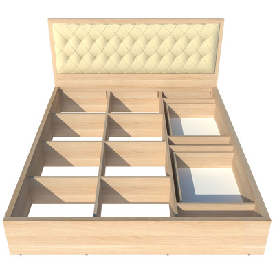 Giường 2 Hộc Kéo FG138 (180cm x 200cm)