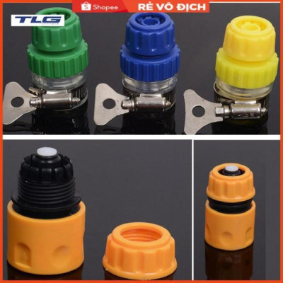Bộ dây và vòi xịt rửa xe tưới cây tăng áp,vòi xịt rửa,vòi tưới cây 810-2621 (dây xanh dẹt- cút nối xanh)