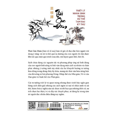 THÁI CĂN ĐÀM - Triết Lý Nhân Sinh Trong Xử Thế Tam Đại Kỳ Thư - Hồng Ứng Minh - Lê Tiến Thành dịch (bìa mềm)