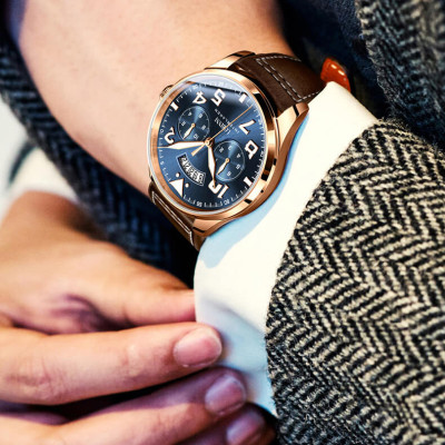 Đồng hồ nam chính hãng Lobinni No.16051B-1