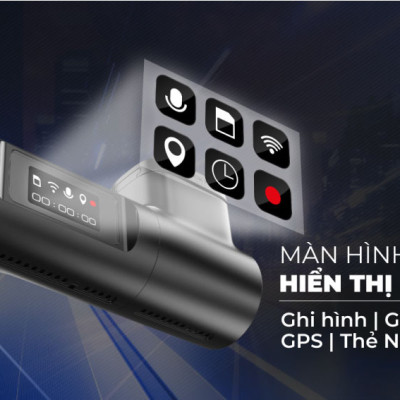 VIETMAP TS-C9P CAMERA HÀNH TRÌNH 2K NHỎ GỌN (Tặng ngay bản quyền VIETMAP LIVE PRO - 12 tháng khi mua sản phẩm) - Hàng chính hãng