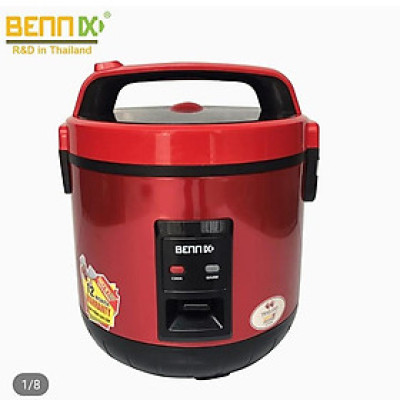 [Hàng chính hãng] Nồi cơm điện Bennix dung tích 2.2 lít, lòng dày cơm ngon - Hàng chính hãng bảo hành 12 THÁNG