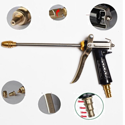 Bộ dây vòi xịt nước rửa xe, tưới cây . tăng áp 3 lần, loại 7m,10m 206318 đầu đồng,cút,nối đen + tặng túi đựng bút