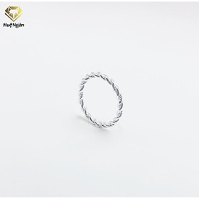 Nhẫn bạc Ý 925 Huệ Ngân - Vòng tình yêu RR1719