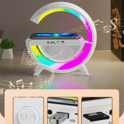 Loa Bluetooth Chữ G-YR 909 Chế Độ Led RGB Siêu Tiện Lợi, Kết Hợp Micro-Nghe Gọi-Hàng Chính Hãng