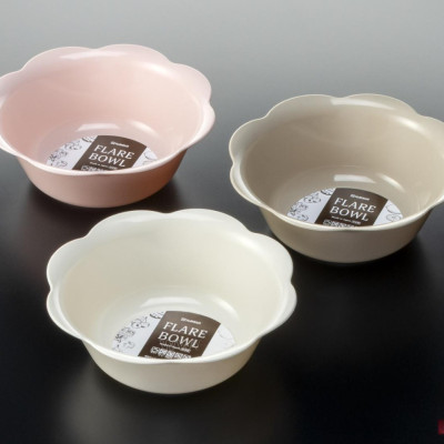 Tô nhựa hình cánh hoa Flare Bowl 1.1L - Hàng Nội Địa Nhật Bản
