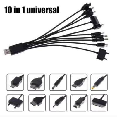 DÂY SẠC KẾT NỐI CHIA 10 ĐẦU CẮM CỔNG USB THUẬN TIỆN CHO MỌI GIA ĐÌNH