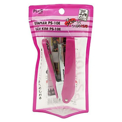 Bấm Ghim Happy Color Hồng 30-019AS - Plus-30-V82