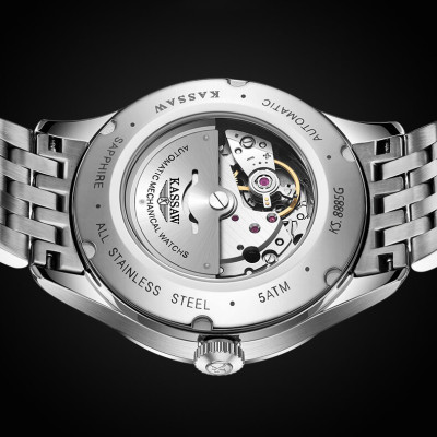 Đồng hồ nam chính hãng KASSAW K899-3 Kính sapphire ,chống xước ,Chống nước 30m ,Bảo hành 24 tháng,Máy cơ (Automatic),dây thép không gỉ, thiết kế đơn giản dễ đeo