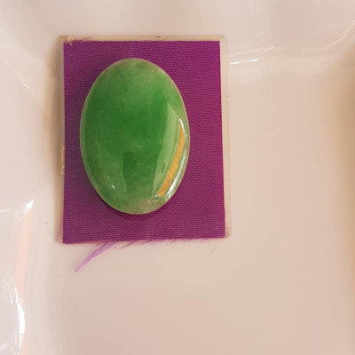 Mặt Lắc Tay Oval Xanh ngọc lớn vừa Dài 34mm x ngang 24mm x dầy 3mm Chất liệu đá ngọc cẩm thạch xanh ngọc bóng tự nhiên đẹp Nữ lên lắc tay vàng đeo đẹp sang lắm món quà tặng Mẹ, tặng vợ người thân yêu ý nghĩa ạ