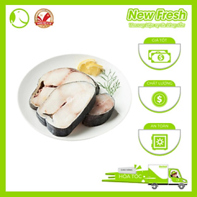 [GIAO NHANH HCM] Cá Tuyết Mỹ Cắt Khoanh - Khay 500Gr