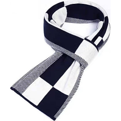 Khăn choàng nam cao cấp thời trang Hàn Quốc màu xanh dn19121519