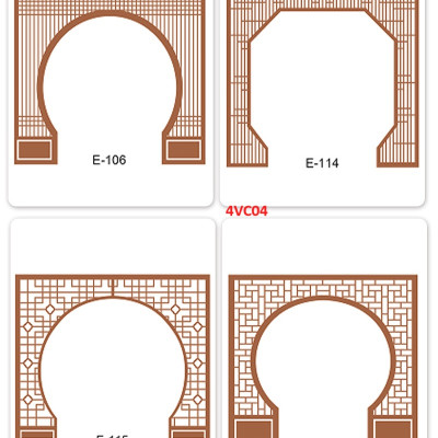 Vách ngăn cổng , vách ngăn phòng khách , vách ngăn phòng khách hiện đại 4VC04 - Nội thất lắp ráp Viễn Đông Adv
