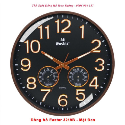 Đồng Hồ EASTAR KIM TRÔI Viền Mỏng Số nổi 3D có DẠ QUANG và NHIỆT ẨM KẾ Tự Động – Tặng Pin Maxell - Bảo Hành 1 Năm