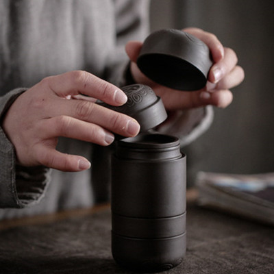 Bộ Bình Trà Gốm Sứ 4 Tách Kèm Túi Đựng Du Lịch Cao Cấp - HENRYSA