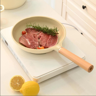 Chảo Phủ Gốm Chống Dính Haatz - Made In Korea Size 24cm -  9 Lớp Đúc Nguyên Khối - Bảo Hành 2 Năm