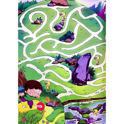 Trò Chơi Mê Cung - Thử Tài Quan Sát (Sách Bản Quyền) (2-8 Tuổi)