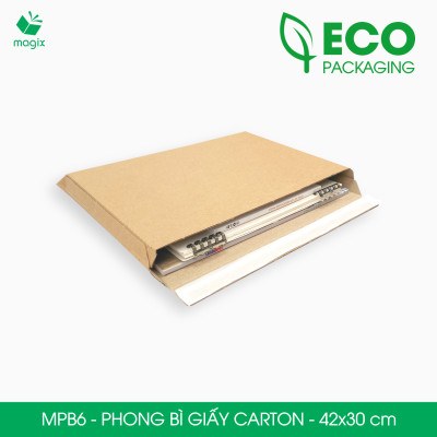 MPB6 - 42x30 cm - 20 phong bì carton đóng hàng - Bìa gói hàng, bìa cứng, bì thư | Magix Packaging