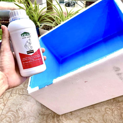 Sơn Chống Thấm Thùng Xốp - Hồ Cá - Hồ Xi Măng, Chống Rêu / TAIKO SAKANA Dung Tích 100ml.