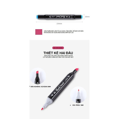 Bộ Bút 30 Màu Touch Chuyên Nghiệp - Hàng chính hãng 