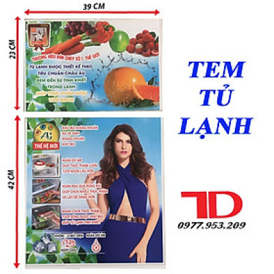 Miếng dán tủ lạnh nhiều mẫu