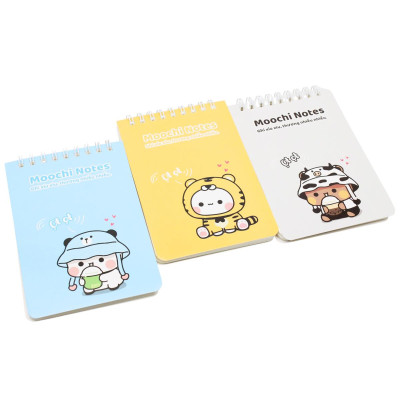 Sổ Lò Xo Moochi Notes B7 - Kẻ Ngang - 120 Trang 80gsm - The Sun 02