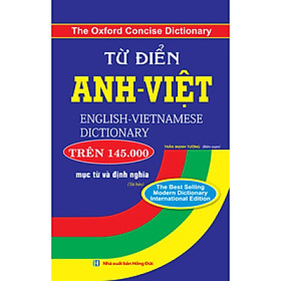 Từ Điển Anh - Việt Trên 145.000 Mục Từ Và Định Nghĩa (Bìa Cứng) (Tái Bản)