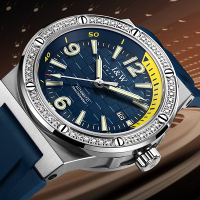 Đồng hồ nam chính hãng IW CARNIVAL IW661G-4 Kính sapphire ,chống xước,Chống nước ,Bảo hành 24 tháng,Máy cơ (Automatic),Dây cao su cao cấp,thiết kế thể thao