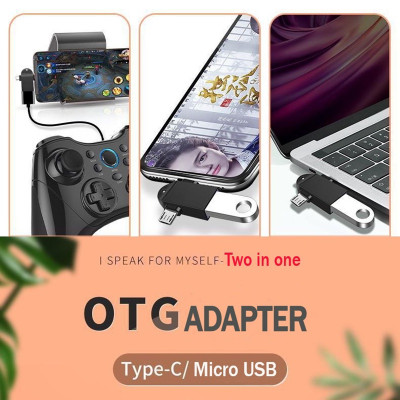 Đầu Chuyển Đổi OTG Cổng Type-C Sang USB 3.0 - Chất Liệu Vỏ Kim Loại Cáp OTG USB Type C to USB 3.0 Đầu Chuyển Đổi USB OTG Type C Tốc Độ Cao Tương Thích Với Điện Thoại Máy Tính Type C Micro Usb sang Usb 3.0 cao cấp tiện dụng Hàng Nhập Khẩu